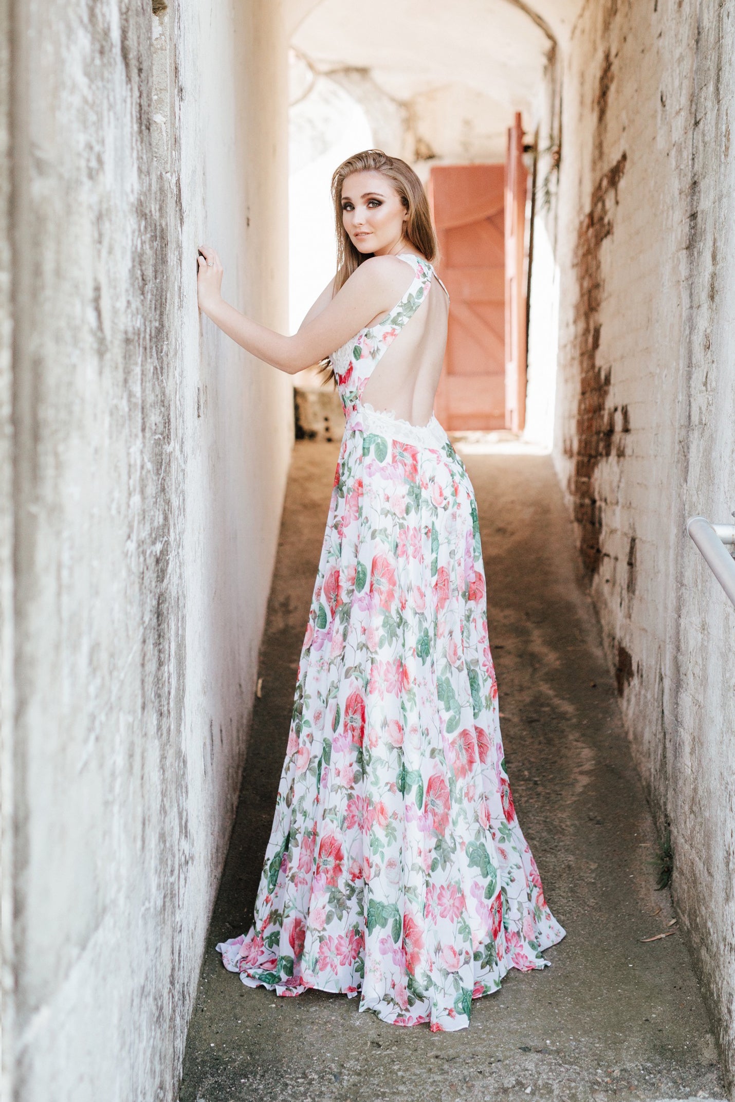 Catalina Floral Chiffon Dress - ELAVONZA Catalina Floral Chiffon Dress - ELAVONZA