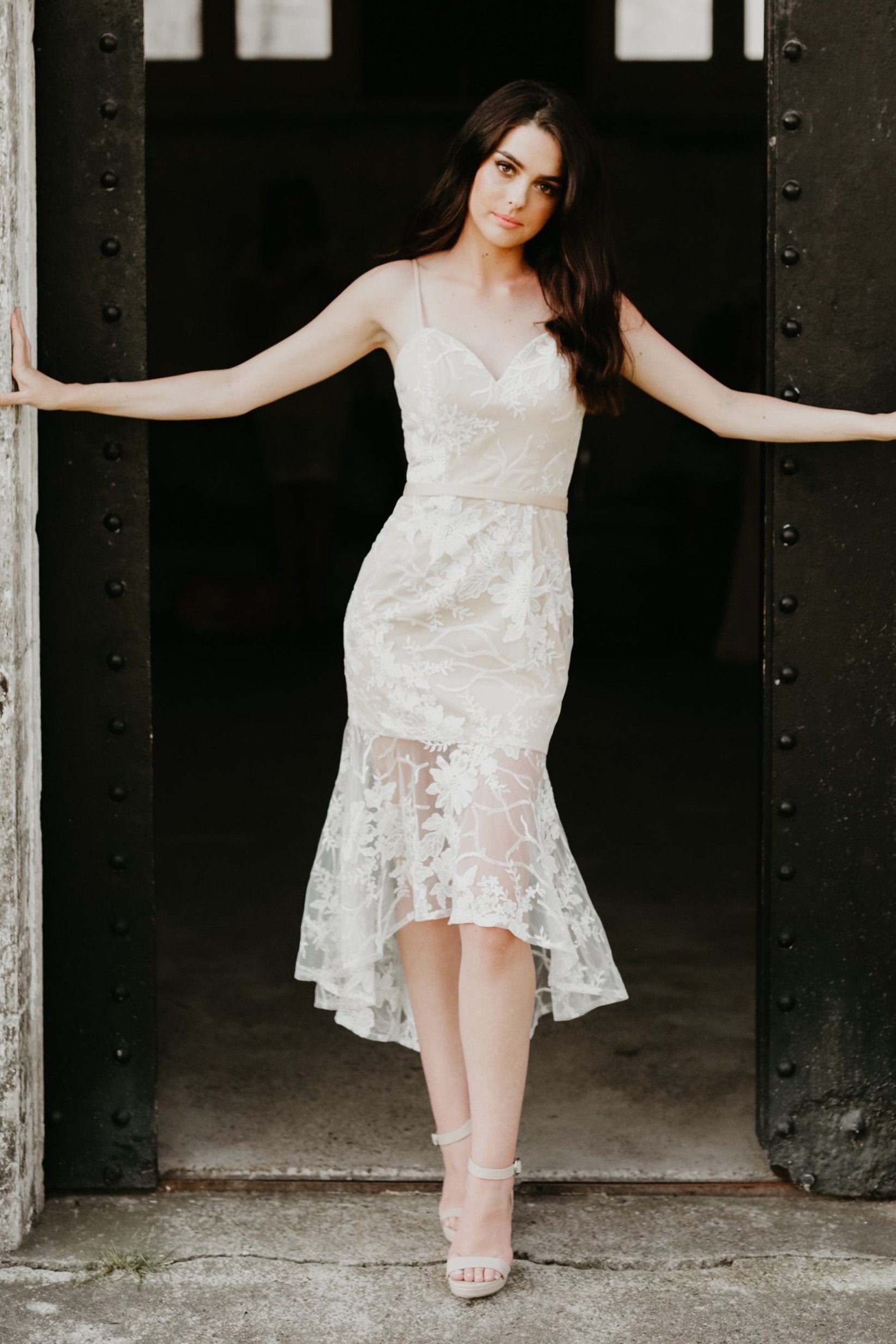 Coco Ivory Lace Dress - ELAVONZA Coco Ivory Lace Dress - ELAVONZA